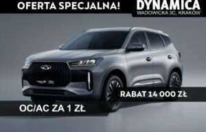 Używany samochód marki Chery, model Tiggo 4, rocznik 2025, przebieg 10km