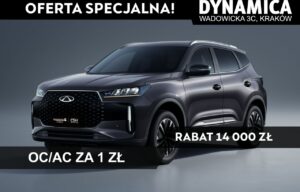 Używany samochód marki Chery, model Tiggo 4, rocznik 2025, przebieg 10km