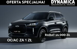 Używany samochód marki Chery, model Tiggo 4, rocznik 2025, przebieg 10km