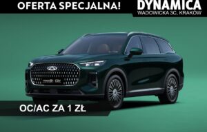 Używany samochód marki Chery, model Tiggo 9, rocznik 2026, przebieg 10km
