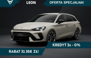 Używany samochód marki Cupra, model Leon Sportstourer, rocznik 2025, przebieg 10km