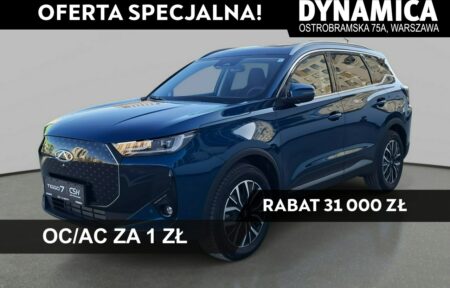 Używany samochód marki Chery, model Tiggo 7, rocznik 2025, przebieg 10km
