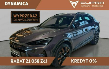Używany samochód marki Cupra, model Formentor, rocznik 2026, przebieg 10km