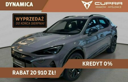 Używany samochód marki Cupra, model Formentor, rocznik 2026, przebieg 10km