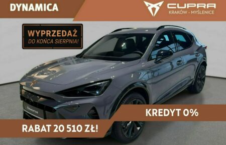Używany samochód marki Cupra, model Formentor, rocznik 2026, przebieg 10km
