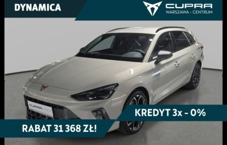 Używany samochód marki Cupra, model Leon Sportstourer, rocznik 2025, przebieg 10km