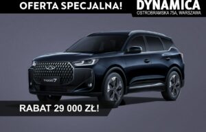 Używany samochód marki Chery, model Tiggo 7, rocznik 2025, przebieg 10km