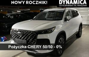 Używany samochód marki Chery, model Tiggo 8, rocznik 2026, przebieg 10km