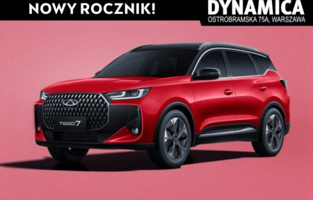 Używany samochód marki Chery, model Tiggo 7, rocznik 2026, przebieg 10km