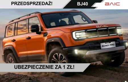 Używany samochód marki Baic, model BJ40, rocznik 2026, przebieg 10km