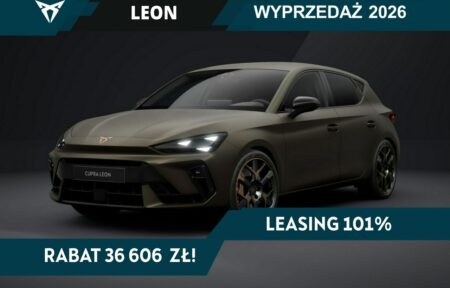 Używany samochód marki Cupra, model Leon, rocznik 2026, przebieg 10km - miniaturka 0