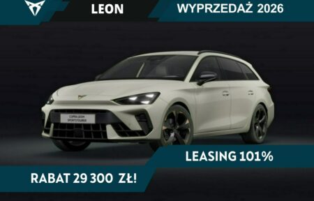 Używany samochód marki Cupra, model Leon Sportstourer, rocznik 2026, przebieg 10km - miniaturka 0