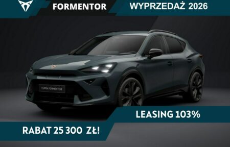 Używany samochód marki Cupra, model Formentor, rocznik 2026, przebieg 10km - miniaturka 0