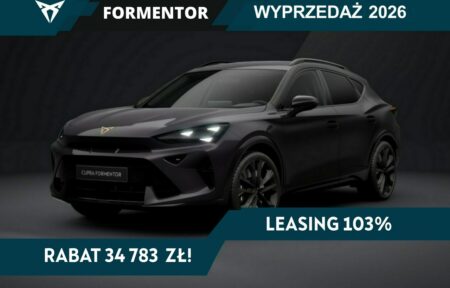 Używany samochód marki Cupra, model Formentor, rocznik 2026, przebieg 10km - miniaturka 0