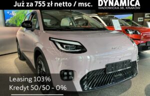 Używany samochód marki GAC, model AION UT, rocznik 2026, przebieg 10km