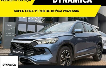 Używany samochód marki BYD, model Sealion 5, rocznik 2026, przebieg 10km