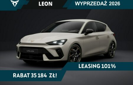Używany samochód marki Cupra, model Leon, rocznik 2026, przebieg 10km - miniaturka 0