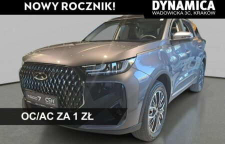 Używany samochód marki Chery, model Tiggo 7, rocznik 2026, przebieg 10km