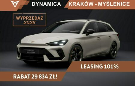 Używany samochód marki Cupra, model Leon Sportstourer, rocznik 2026, przebieg 10km - miniaturka 0