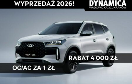 Używany samochód marki Chery, model Tiggo 4, rocznik 2026, przebieg 10km - miniaturka 0