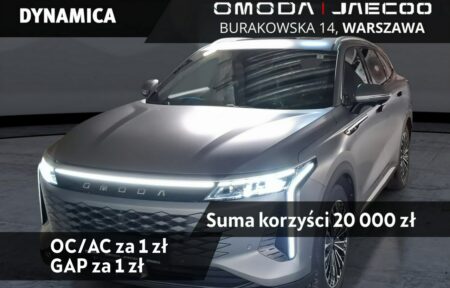 Używany samochód marki OMODA, model 9, rocznik 2026, przebieg 10km