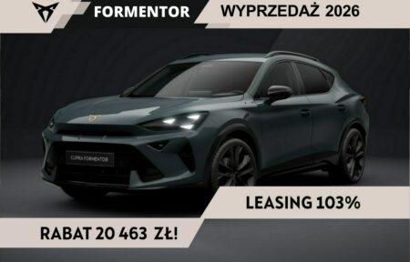 Używany samochód marki Cupra, model Formentor, rocznik 2026, przebieg 10km