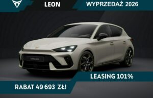 Używany samochód marki Cupra, model Leon, rocznik 2026, przebieg 10km