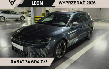 Używany samochód marki Cupra, model Leon Sportstourer, rocznik 2026, przebieg 10km
