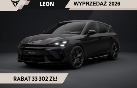 Używany samochód marki Cupra, model Leon, rocznik 2026, przebieg 10km - miniaturka 0