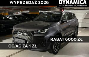 Używany samochód marki Chery, model Tiggo 7, rocznik 2026, przebieg 10km
