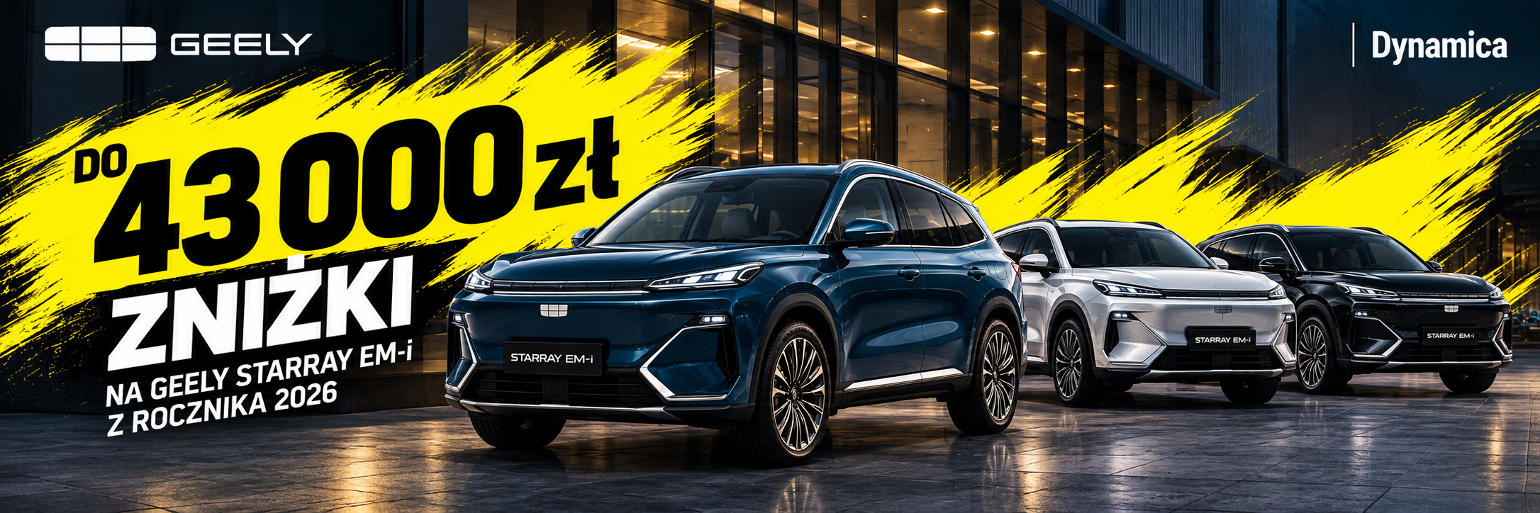 Wyprzedaż rocznika Geely Październik 2026 - 90